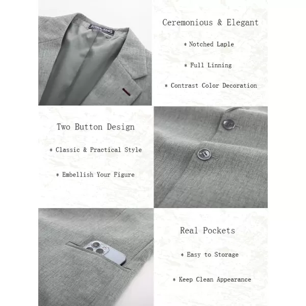 PJ PAUL JONES Men's Casual Blazer Lightweight Suit Jackets Regular Fit Two Button Summer Travel Sport Coats