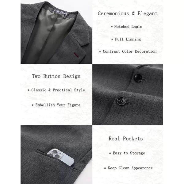 PJ PAUL JONES Men's Casual Blazer Lightweight Suit Jackets Regular Fit Two Button Summer Travel Sport Coats
