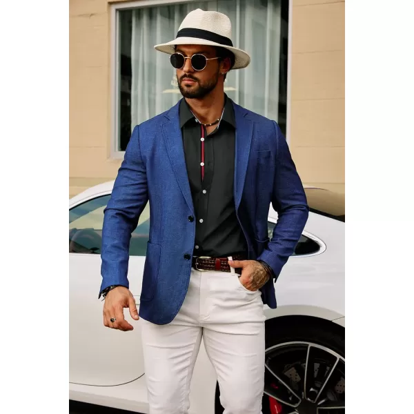 PJ PAUL JONES Men's Casual Dress Shirts Wrinkle-Free Short Sleeve Button Down Untucked Dress Shirt with Webbing Pocket