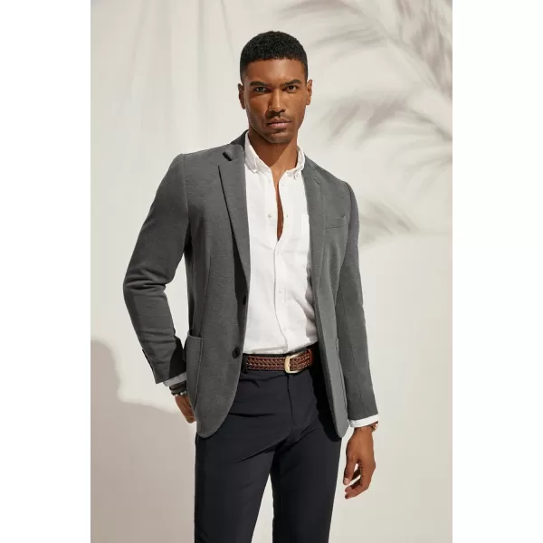 PJ PAUL JONES Men's Casual Knit Blazer Suit Jackets Two Button Lightweight Unlined Sport Coat