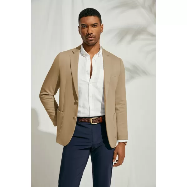 PJ PAUL JONES Men's Casual Knit Blazer Suit Jackets Two Button Lightweight Unlined Sport Coat