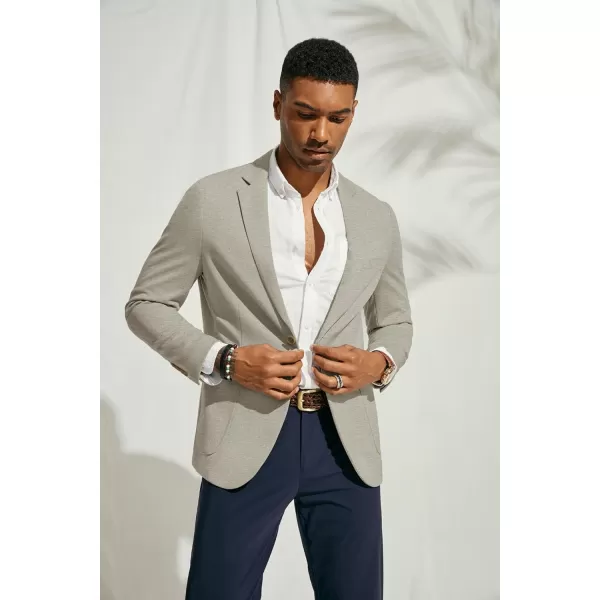 PJ PAUL JONES Men's Casual Knit Blazer Suit Jackets Two Button Lightweight Unlined Sport Coat