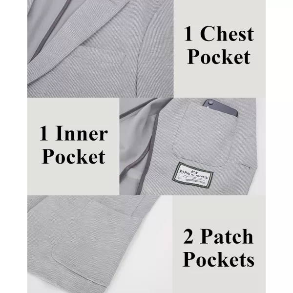 PJ PAUL JONES Men's Casual Knit Blazer Suit Jackets Two Button Lightweight Unlined Sport Coat