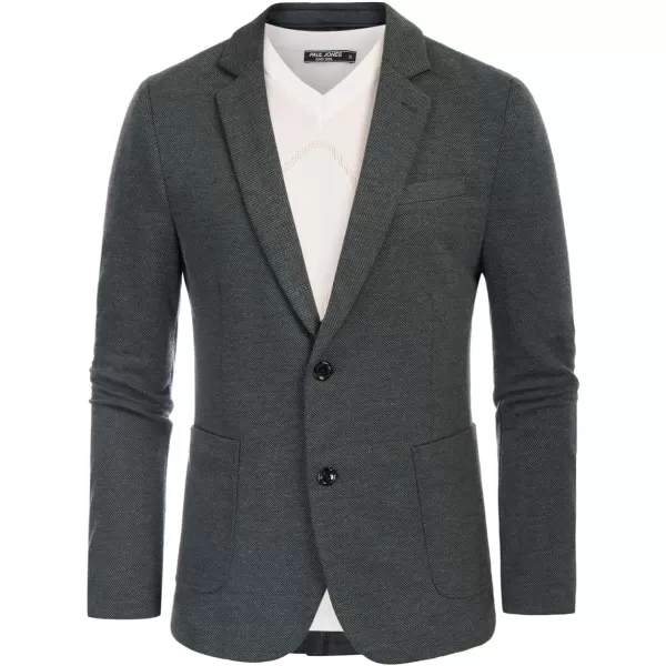 PJ PAUL JONES Men's Casual Knit Blazer Suit Jackets Two Button Lightweight Unlined Sport Coat