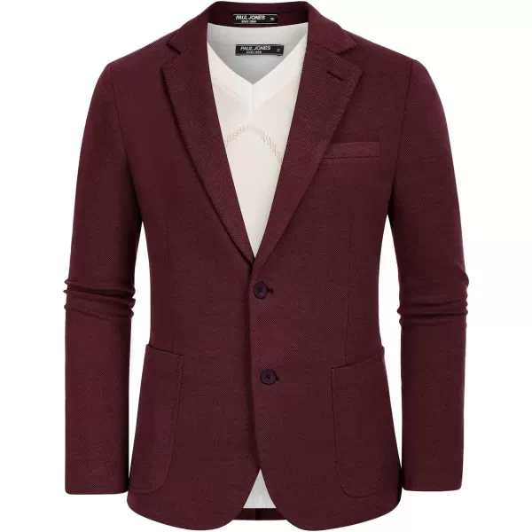 PJ PAUL JONES Men's Casual Knit Blazer Suit Jackets Two Button Lightweight Unlined Sport Coat