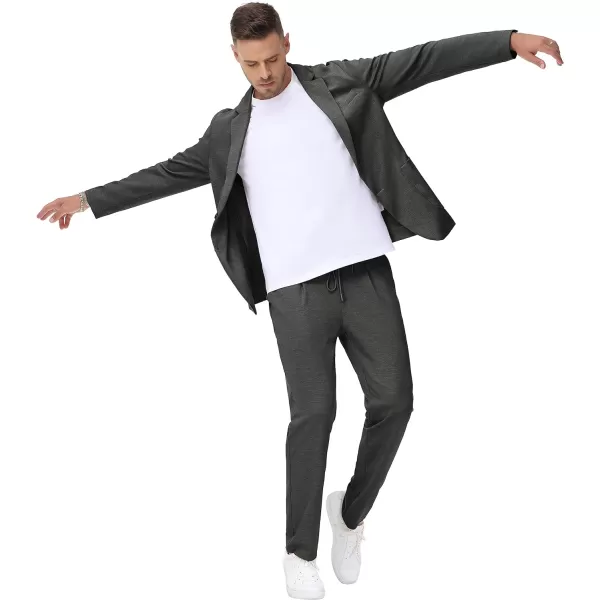 PJ PAUL JONES Men's Casual Knit Blazer Suit Jackets Two Button Lightweight Unlined Sport Coat