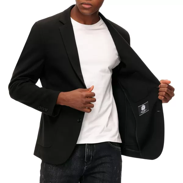 PJ PAUL JONES Men's Casual Knit Blazer Suit Jackets Two Button Lightweight Unlined Sport Coat