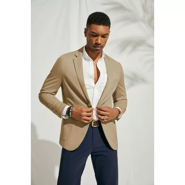 PJ PAUL JONES Men's Casual Knit Blazer Suit Jackets Two Button Lightweight Unlined Sport Coat