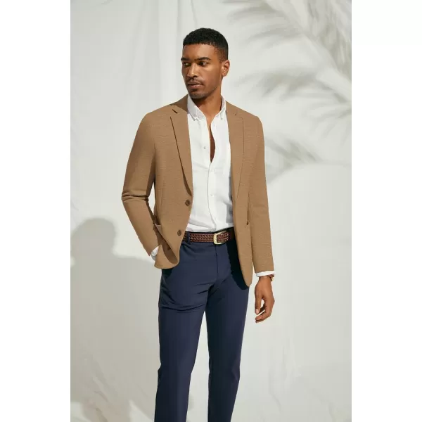 PJ PAUL JONES Men's Casual Knit Blazer Suit Jackets Two Button Lightweight Unlined Sport Coat