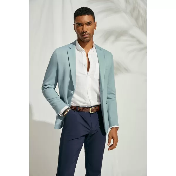 PJ PAUL JONES Men's Casual Knit Blazer Suit Jackets Two Button Lightweight Unlined Sport Coat