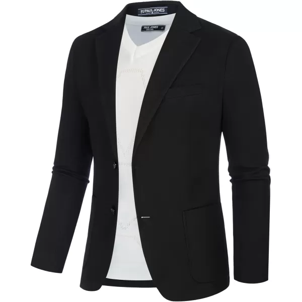PJ PAUL JONES Men's Casual Knit Blazer Suit Jackets Two Button Lightweight Unlined Sport Coat