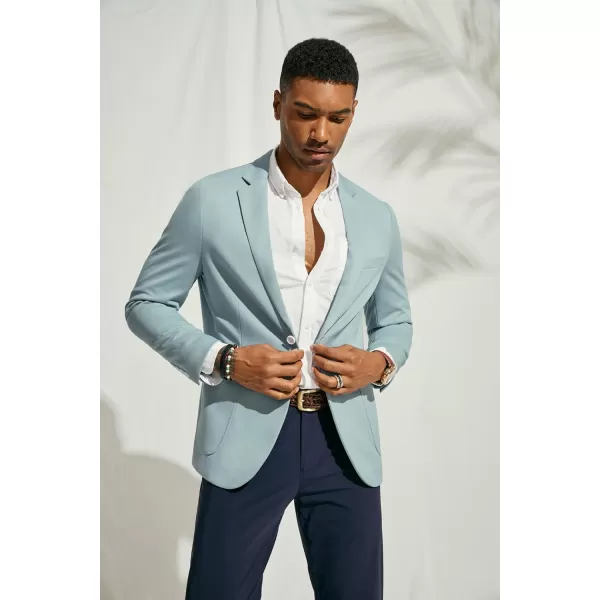 PJ PAUL JONES Men's Casual Knit Blazer Suit Jackets Two Button Lightweight Unlined Sport Coat