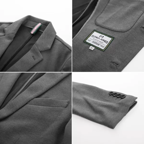 PJ PAUL JONES Men's Casual Knit Blazer Suit Jackets Two Button Lightweight Unlined Sport Coat