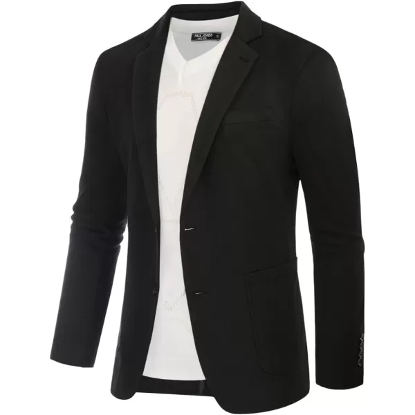 PJ PAUL JONES Men's Casual Knit Blazer Suit Jackets Two Button Lightweight Unlined Sport Coat
