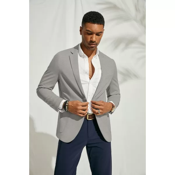 PJ PAUL JONES Men's Casual Knit Blazer Suit Jackets Two Button Lightweight Unlined Sport Coat