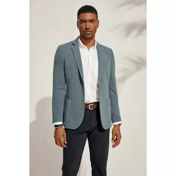 PJ PAUL JONES Men's Casual Knit Blazer Suit Jackets Two Button Lightweight Unlined Sport Coat
