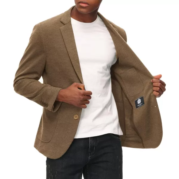 PJ PAUL JONES Men's Casual Knit Blazer Suit Jackets Two Button Lightweight Unlined Sport Coat