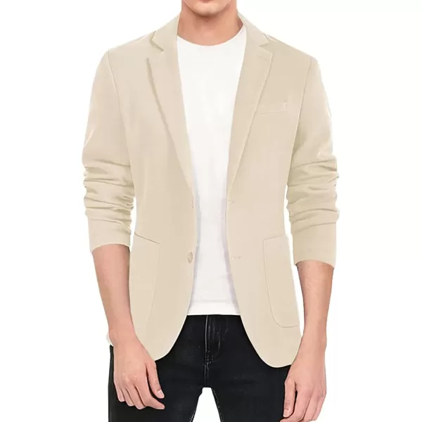 PJ PAUL JONES Men's Casual Knit Blazer Suit Jackets Two Button Lightweight Unlined Sport Coat