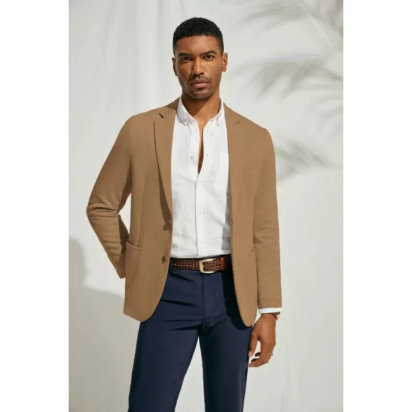 PJ PAUL JONES Men's Casual Knit Blazer Suit Jackets Two Button Lightweight Unlined Sport Coat