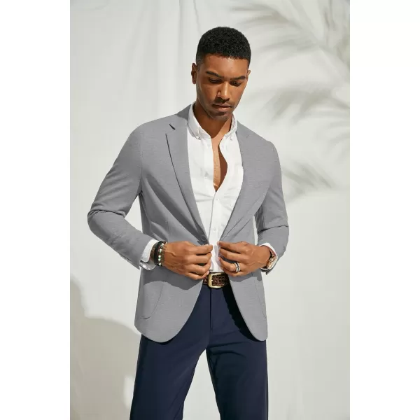 PJ PAUL JONES Men's Casual Knit Blazer Suit Jackets Two Button Lightweight Unlined Sport Coat