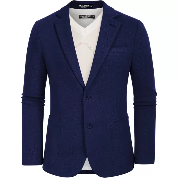 PJ PAUL JONES Men's Casual Knit Blazer Suit Jackets Two Button Lightweight Unlined Sport Coat