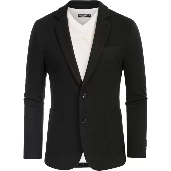 PJ PAUL JONES Men's Casual Knit Blazer Suit Jackets Two Button Lightweight Unlined Sport Coat