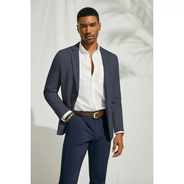 PJ PAUL JONES Men's Casual Knit Blazer Suit Jackets Two Button Lightweight Unlined Sport Coat