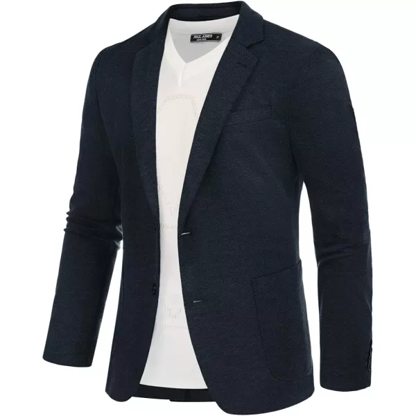 PJ PAUL JONES Men's Casual Knit Blazer Suit Jackets Two Button Lightweight Unlined Sport Coat