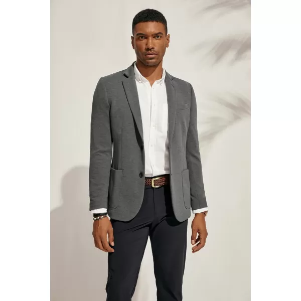 PJ PAUL JONES Men's Casual Knit Blazer Suit Jackets Two Button Lightweight Unlined Sport Coat