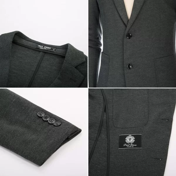 PJ PAUL JONES Men's Casual Knit Blazer Suit Jackets Two Button Lightweight Unlined Sport Coat