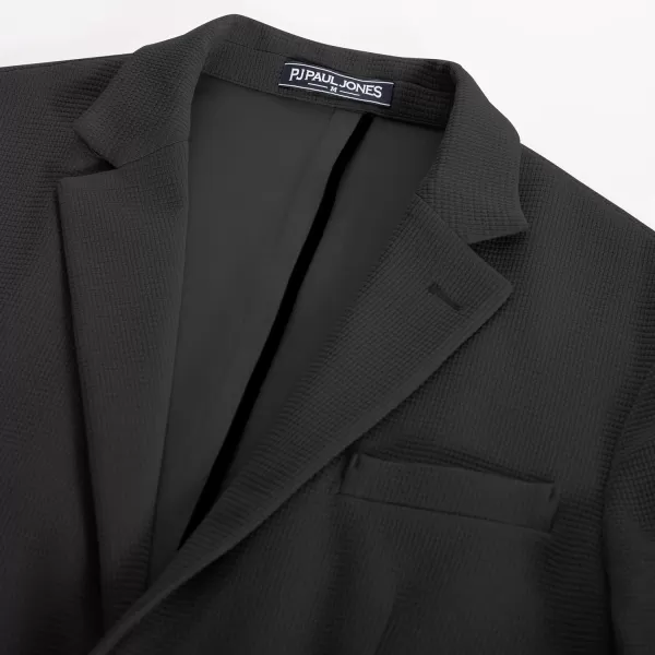 PJ PAUL JONES Mens Casual Knit Blazers Two Buttons Lightweight Business Machine Wash Sport Coat