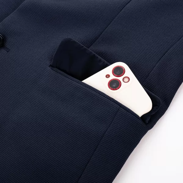 PJ PAUL JONES Mens Casual Knit Blazers Two Buttons Lightweight Business Machine Wash Sport Coat