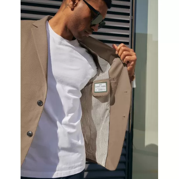 PJ PAUL JONES Mens Casual Knit Blazers Two Buttons Lightweight Business Machine Wash Sport Coat