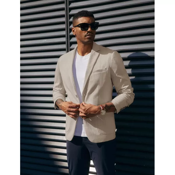 PJ PAUL JONES Mens Casual Knit Blazers Two Buttons Lightweight Business Machine Wash Sport Coat