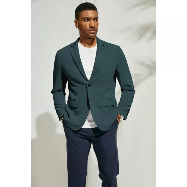 PJ PAUL JONES Mens Casual Knit Blazers Two Buttons Lightweight Business Machine Wash Sport Coat