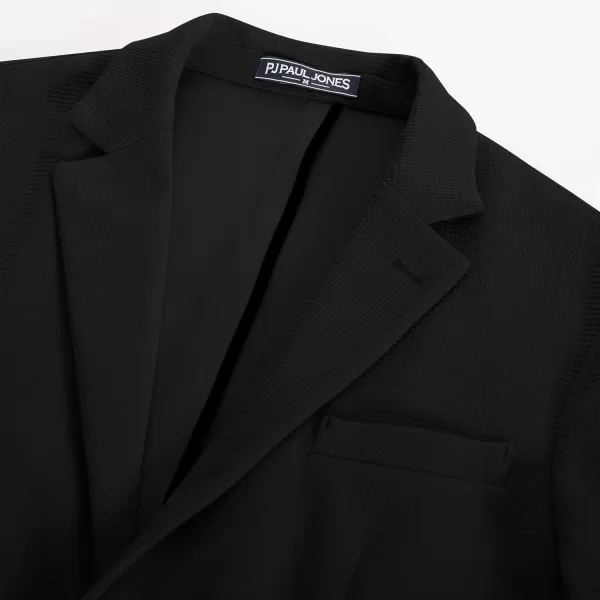 PJ PAUL JONES Mens Casual Knit Blazers Two Buttons Lightweight Business Machine Wash Sport Coat