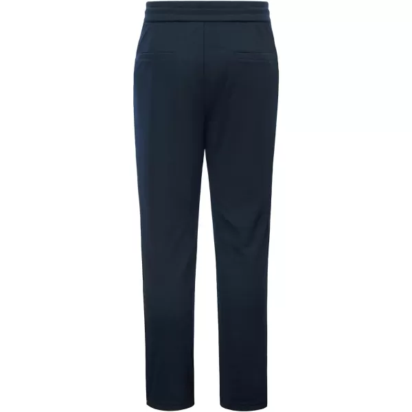 PJ PAUL JONES Men's Casual Pants Slim Fit Elastic Waist Drawstring Pants Pleated Front Tapered Trousers