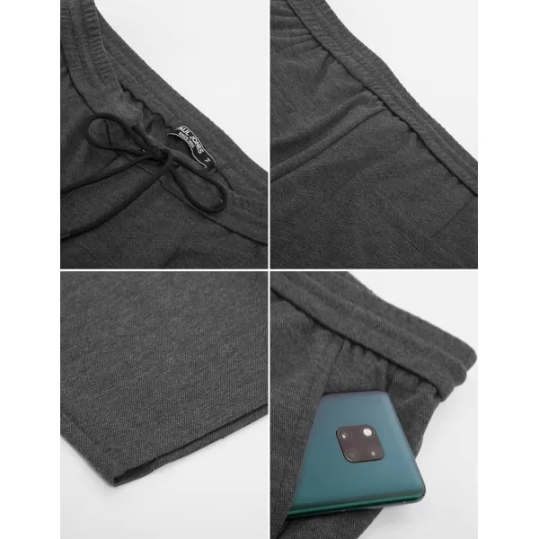 PJ PAUL JONES Men's Casual Pants Slim Fit Elastic Waist Drawstring Pants Pleated Front Tapered Trousers