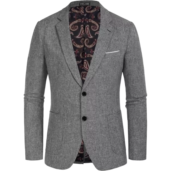 PJ PAUL JONES Mens Casual Sport Coat Blazer Two Buttons Lightweight Business Jackets