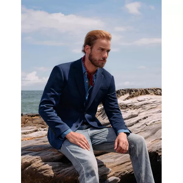 PJ PAUL JONES Mens Casual Sport Coat Blazer Two Buttons Lightweight Business Jackets