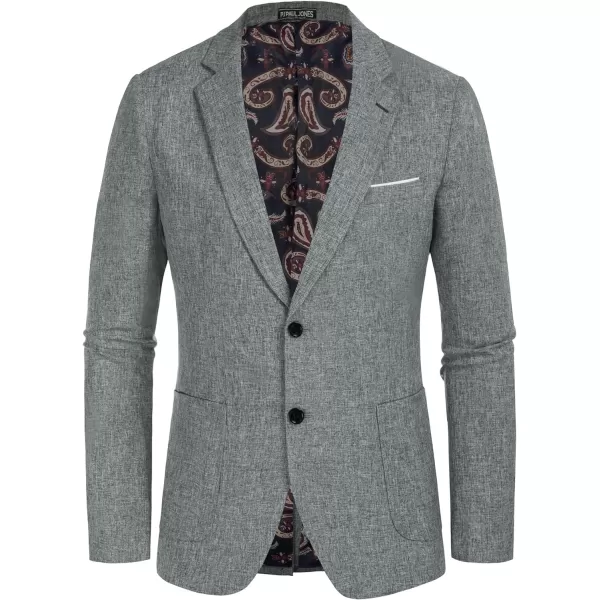 PJ PAUL JONES Mens Casual Sport Coat Blazer Two Buttons Lightweight Business Jackets