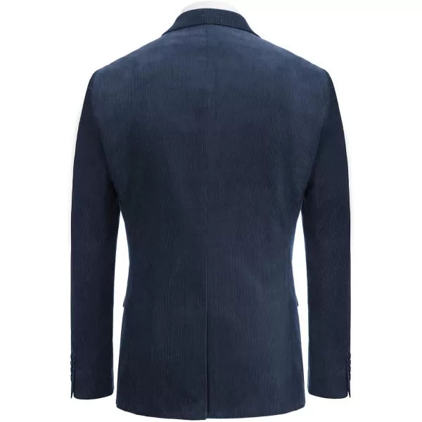 PJ PAUL JONES Mens Corduroy Blazer Jackets Slim Fit Two Button Casual Sports Coat