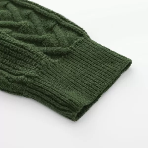 PJ PAUL JONES Mens Crewneck Sweater Casual Cable Knit Pullover Sweater Drop Shoulder Solid Knitted Sweaters