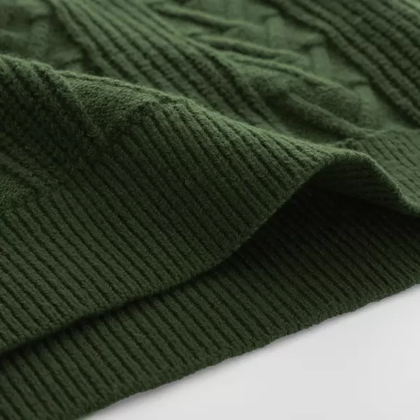 PJ PAUL JONES Mens Crewneck Sweater Casual Cable Knit Pullover Sweater Drop Shoulder Solid Knitted Sweaters