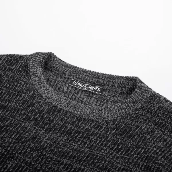 PJ PAUL JONES Men's Crewneck Sweater Long Sleeve Vintage Knitted Pullover Sweaters