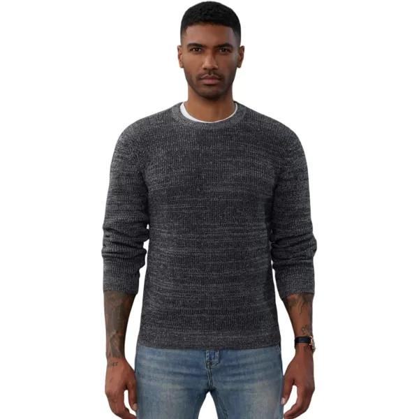 PJ PAUL JONES Men's Crewneck Sweater Long Sleeve Vintage Knitted Pullover Sweaters