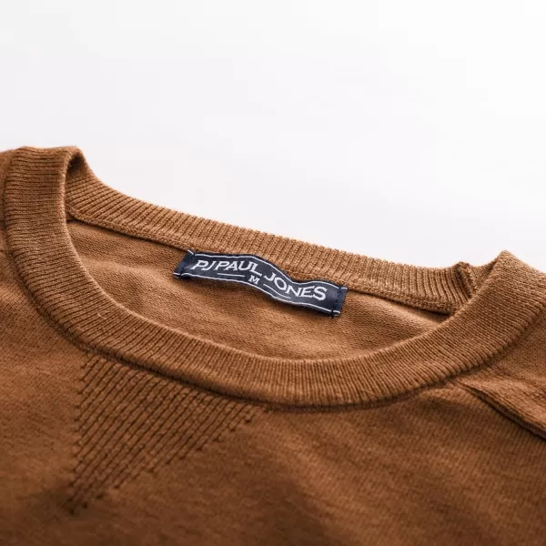 PJ PAUL JONES Men's Crewneck Sweaters Casual Crew Neck Sweatshirt Wool Blend Knit Pullovers