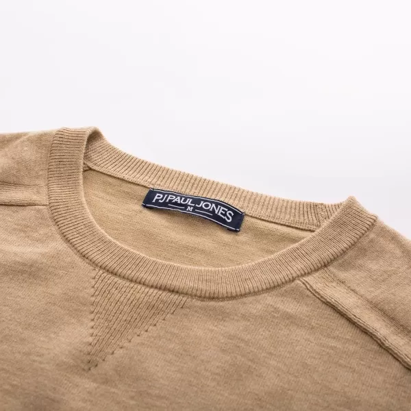 PJ PAUL JONES Men's Crewneck Sweaters Casual Crew Neck Sweatshirt Wool Blend Knit Pullovers