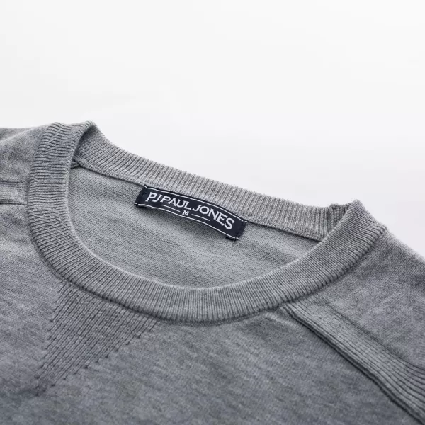 PJ PAUL JONES Men's Crewneck Sweaters Casual Crew Neck Sweatshirt Wool Blend Knit Pullovers