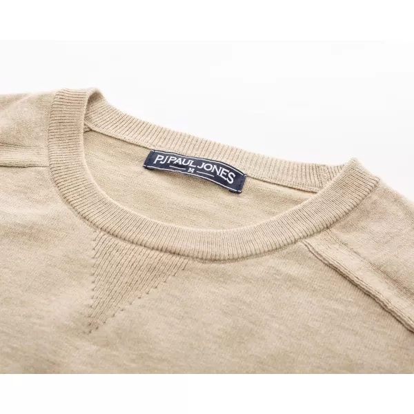 PJ PAUL JONES Men's Crewneck Sweaters Casual Crew Neck Sweatshirt Wool Blend Knit Pullovers